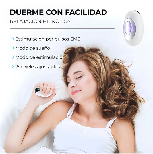 Dispositivo Neurocontrol Ansiedad y Sueño | Relajación Portátil con Vibraciones Táctiles