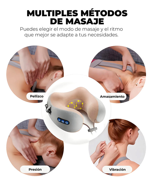 Masajeador Almohada Eléctrico Cervical BETENSH Recargable