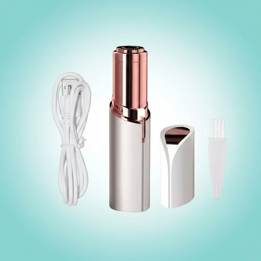 Depilador Facial Eléctrico con Luz LED – Bozo, Bigote, Cejas y Rostro
