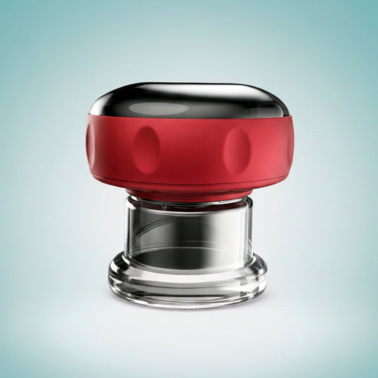 Ventosa Terapéutica Eléctrica Inteligente 4 en 1 con Calor, Succión y Luz Roja