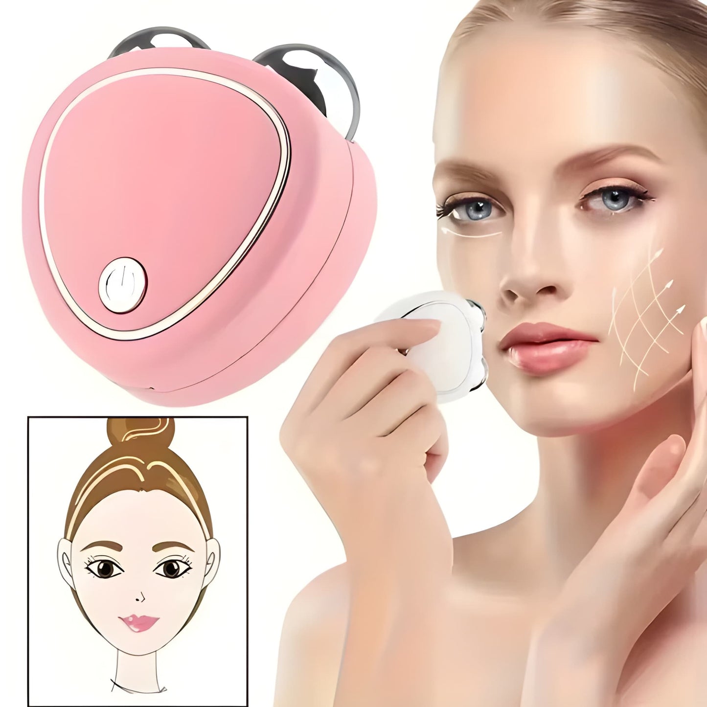 Masajeador Facial HV de Microcorriente