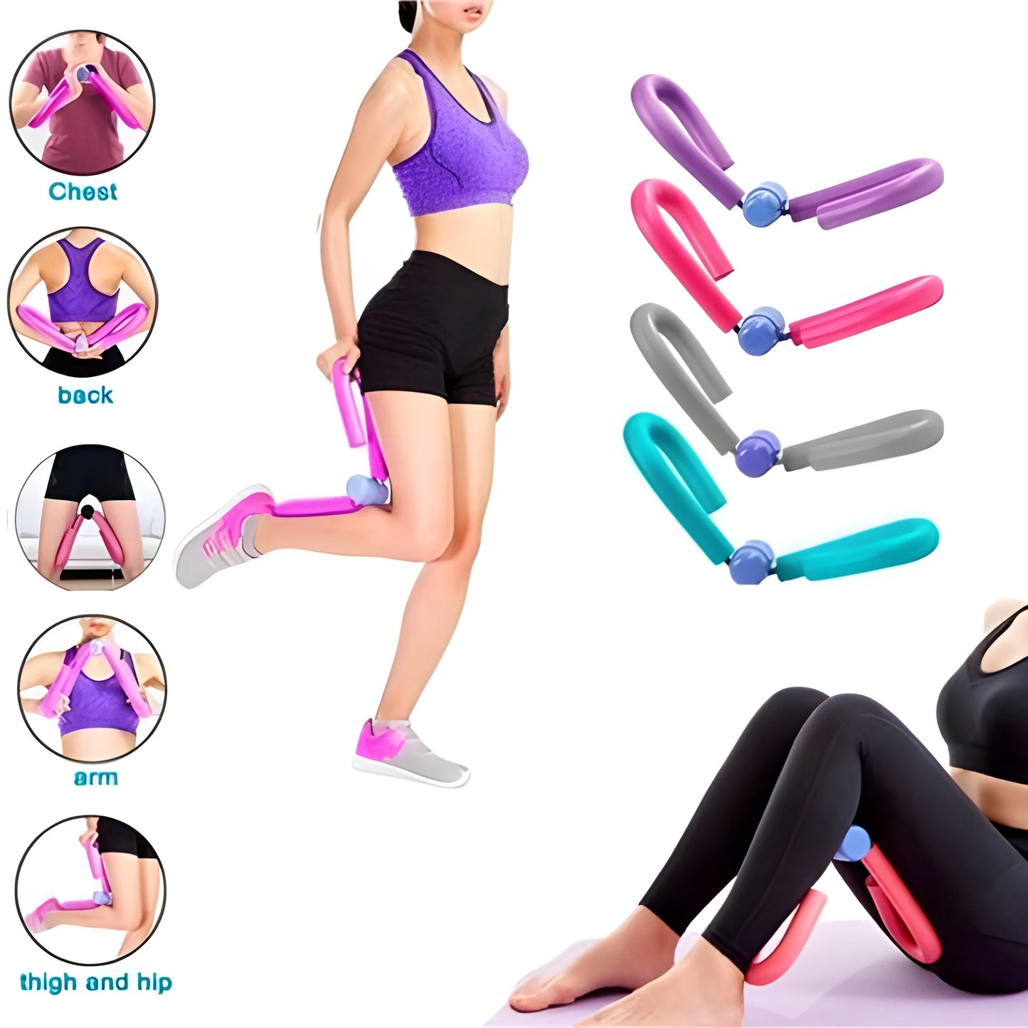 Ejercitador Multifunción Tipo Mariposa para Piernas, Muslos y Brazos